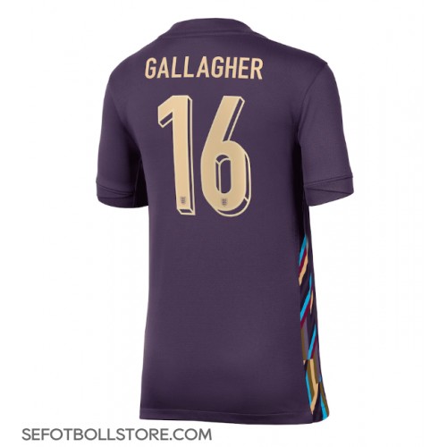 England Conor Gallagher #16 Replika Bortatröja Dam EM 2024 Kortärmad